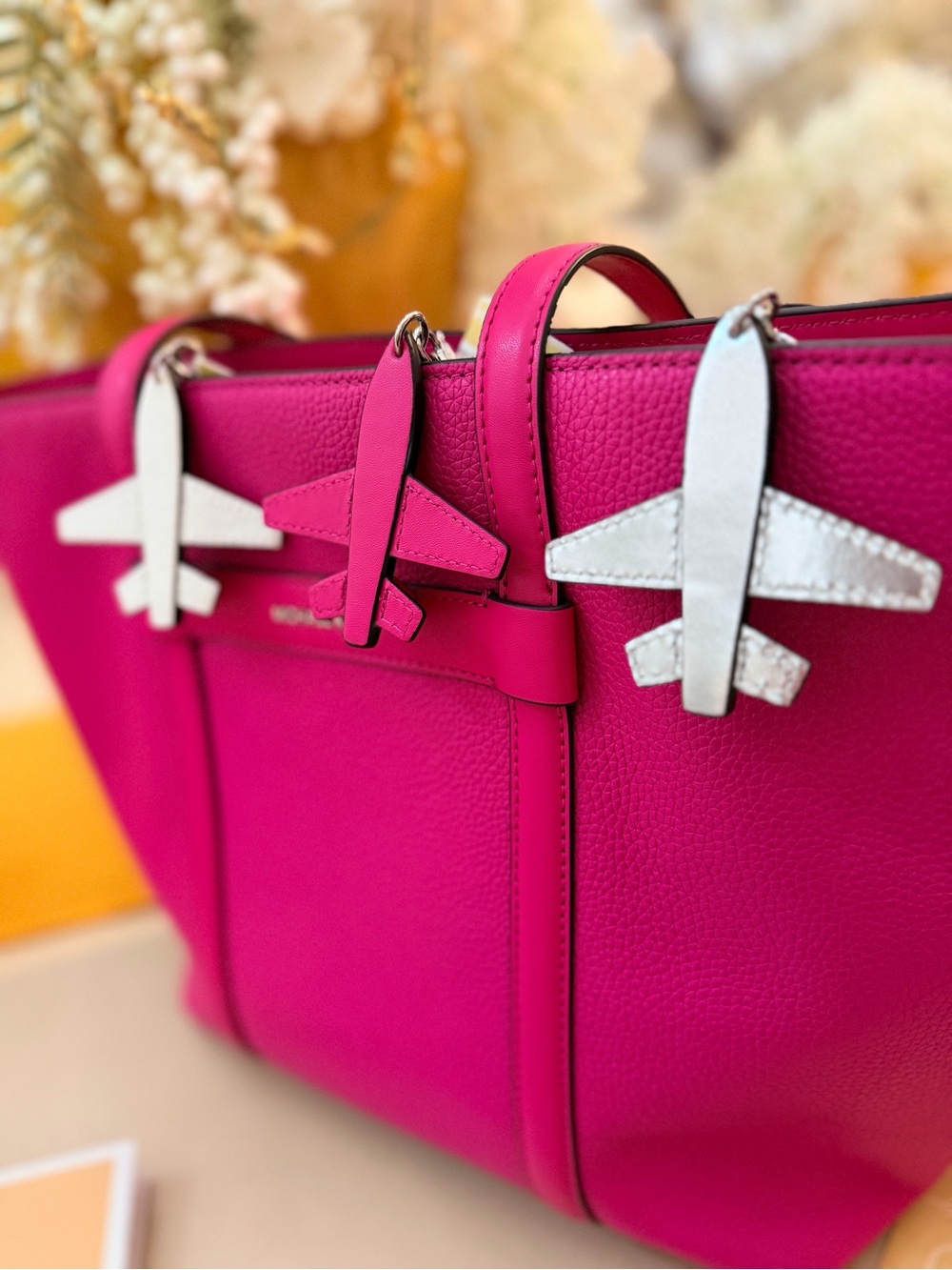 Michael Kors Leather Airplane Charms